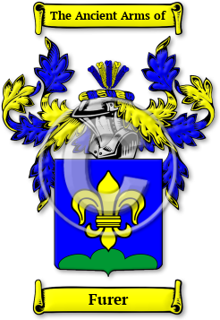 Furer Family Crest Download (JPG) Legacy Series - 600 DPI