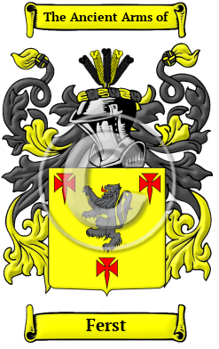 Ferst Family Crest/Coat of Arms