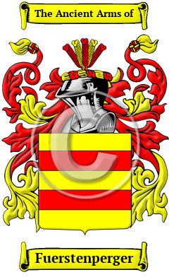 Fuerstenperger Family Crest/Coat of Arms