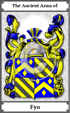 Fyo Family Crest Download (JPG)  Book Plated - 150 DPI