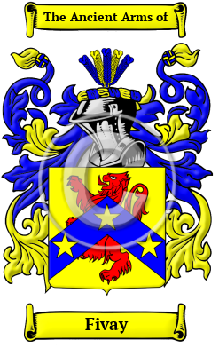 Fivay Family Crest/Coat of Arms
