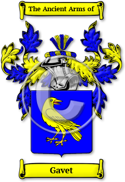 Gavet Family Crest Download (JPG) Legacy Series - 600 DPI