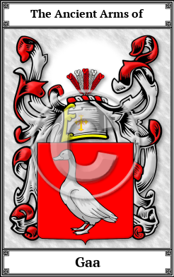 Gaa Family Crest Download (JPG)  Book Plated - 150 DPI