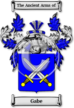Gabe Family Crest Download (JPG) Legacy Series - 600 DPI