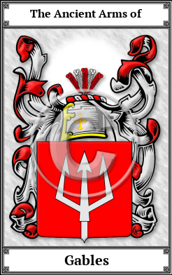 Gables Family Crest Download (JPG)  Book Plated - 150 DPI