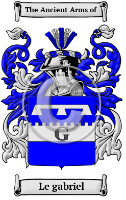 Le Gabriel Name Meaning Family History Family Crest Coats Of Arms