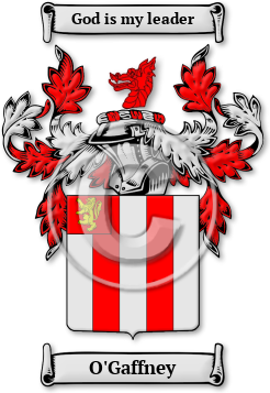 O'Gaffney Family Crest Download (jpg) Legacy Series - 150 DPI