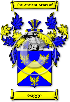 Gagge Family Crest Download (jpg) Legacy Series - 150 DPI
