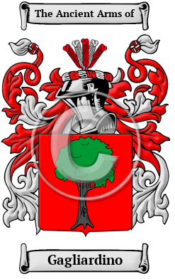 Gagliardino Family Crest/Coat of Arms