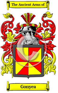 Gonyea Family Crest/Coat of Arms