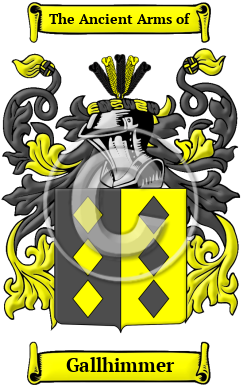 Gallhimmer Family Crest/Coat of Arms