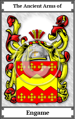 Engame Family Crest Download (JPG) Book Plated - 600 DPI