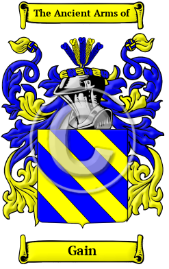 Gain Family Crest/Coat of Arms