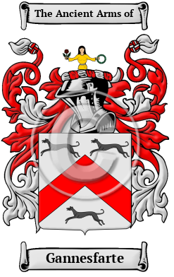 Gannesfarte Family Crest/Coat of Arms