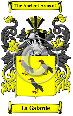 La Galarde Family Crest/Coat of Arms