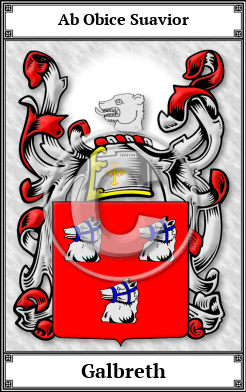 Galbreth Family Crest Download (JPG)  Book Plated - 150 DPI