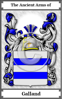Galland Family Crest Download (JPG)  Book Plated - 150 DPI