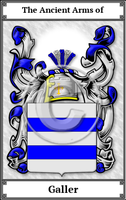 Galler Family Crest Download (JPG)  Book Plated - 150 DPI