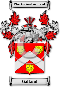 Galland Family Crest Download (JPG) Legacy Series - 600 DPI