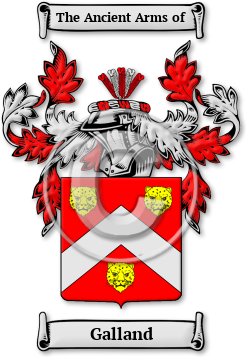 Galland Family Crest Download (JPG) Legacy Series - 600 DPI