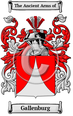 Gallenburg Family Crest/Coat of Arms