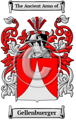 Gellenbuerger Family Crest/Coat of Arms