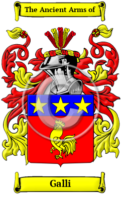 Galli Family Crest/Coat of Arms