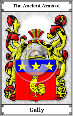 Gally Family Crest Download (JPG) Book Plated - 600 DPI