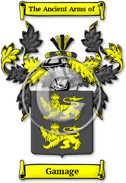 Gamage Family Crest Download (jpg) Legacy Series - 150 DPI