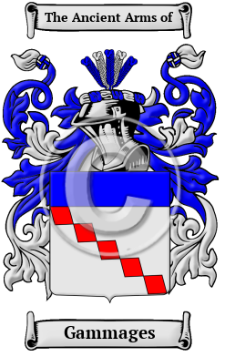 Gammages Family Crest/Coat of Arms