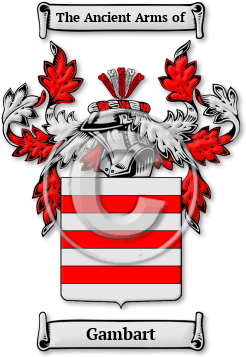 Gambart Family Crest Download (JPG) Legacy Series - 600 DPI