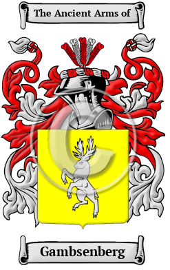 Gambsenberg Family Crest/Coat of Arms