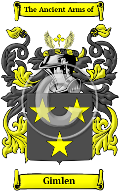 Gimlen Family Crest/Coat of Arms