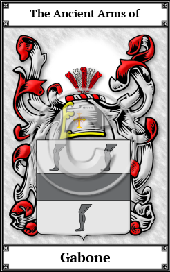 Gabone Family Crest Download (JPG)  Book Plated - 150 DPI