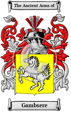 Gambsere Family Crest/Coat of Arms