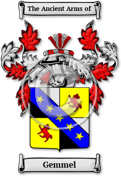 Gemmel Family Crest Download (jpg) Legacy Series - 150 DPI