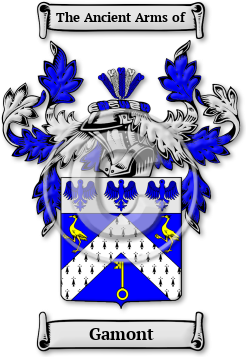 Gamont Family Crest Download (jpg) Legacy Series - 150 DPI