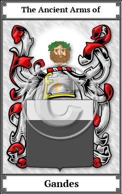 Gandes Family Crest Download (JPG) Book Plated - 600 DPI