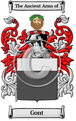 Gont Family Crest/Coat of Arms