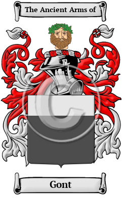 Gont Family Crest Download (JPG) Heritage Series - 300 DPI