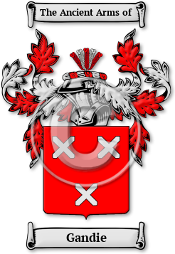 Gandie Family Crest Download (jpg) Legacy Series - 150 DPI