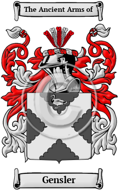 Gensler Family Crest/Coat of Arms