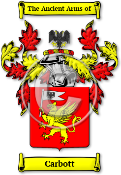 Carbott Family Crest Download (jpg) Legacy Series - 150 DPI