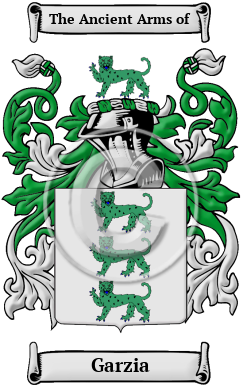 Garzia Family Crest/Coat of Arms