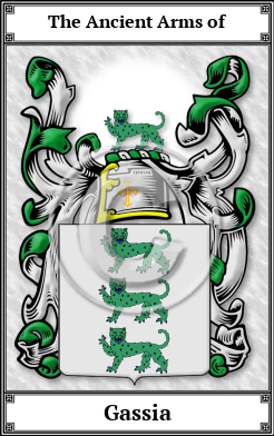 Gassia Family Crest Download (JPG)  Book Plated - 150 DPI