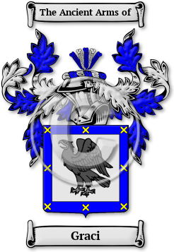 Graci Family Crest Download (jpg) Legacy Series - 150 DPI
