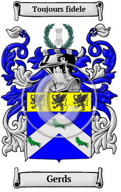 Gerds Family Crest/Coat of Arms