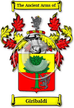 Giribaldi Family Crest Download (jpg) Legacy Series - 150 DPI