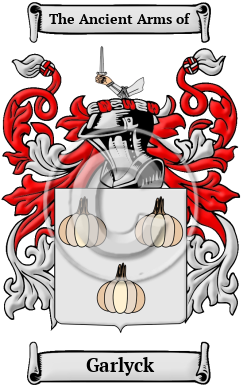 Garlyck Family Crest/Coat of Arms