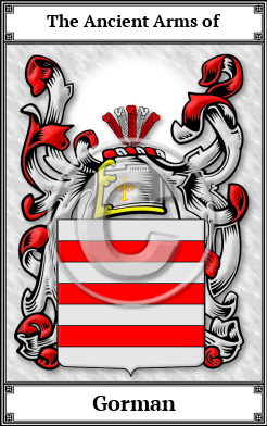 Gorman Family Crest Download (JPG)  Book Plated - 150 DPI